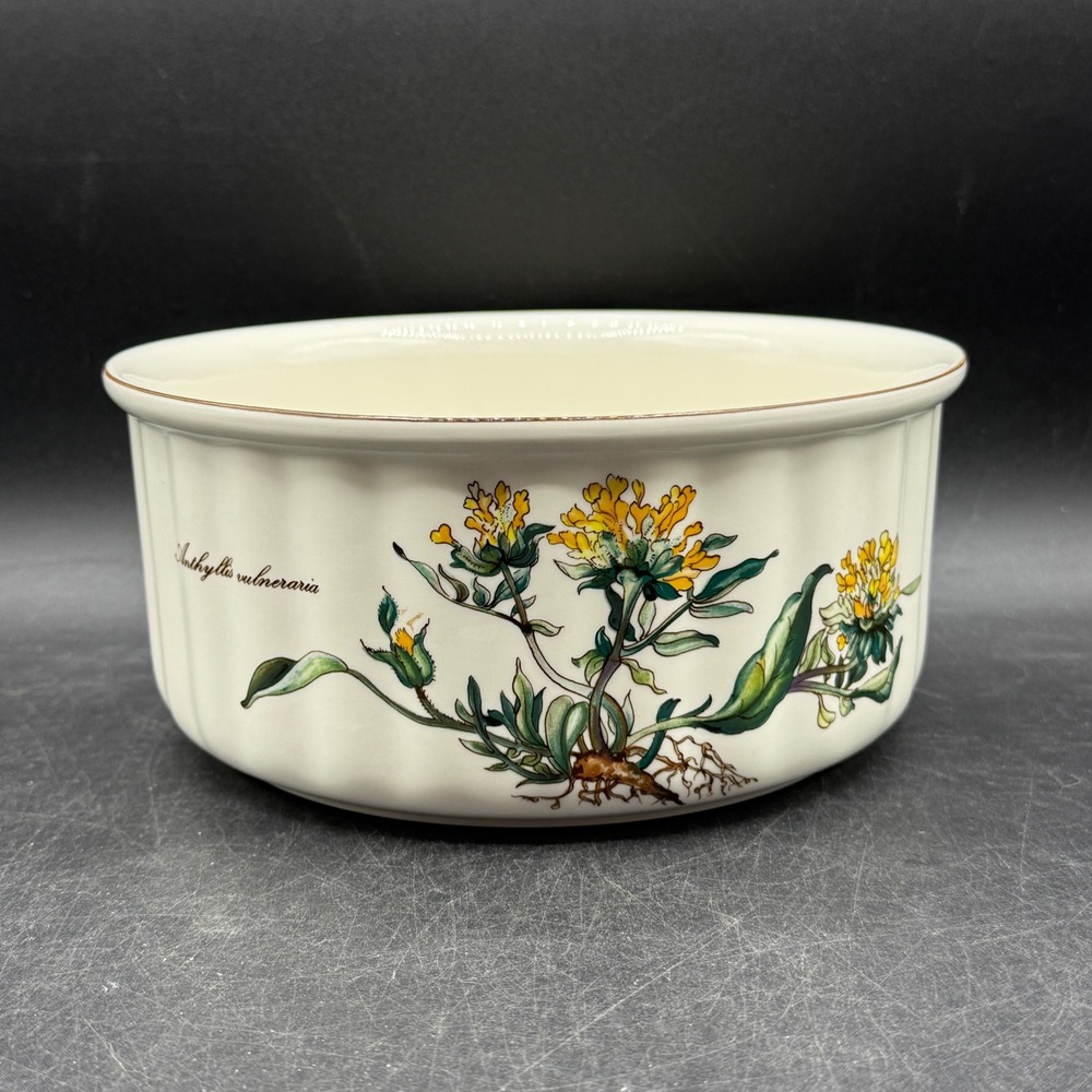Vintage Villeroy & Boch Botanical 8" Souffle‎ Casserole Baker Floral